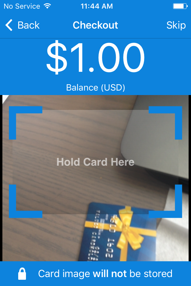 FreshBooks manual entry camera