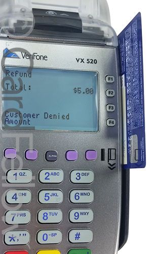 VX 520 magstripe