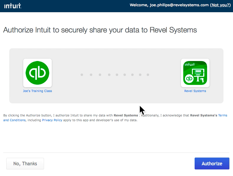 Revel for Intuit QuickBooks
