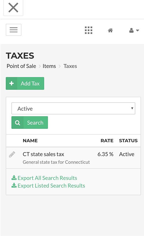 Vital Mobile tax rates