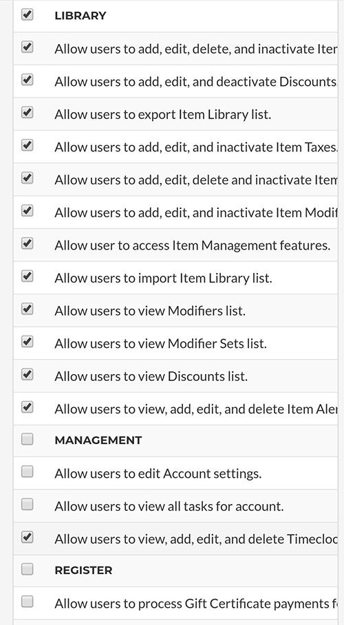 Vital Mobile permissions