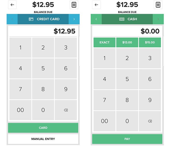 Vital card and cash checkouts
