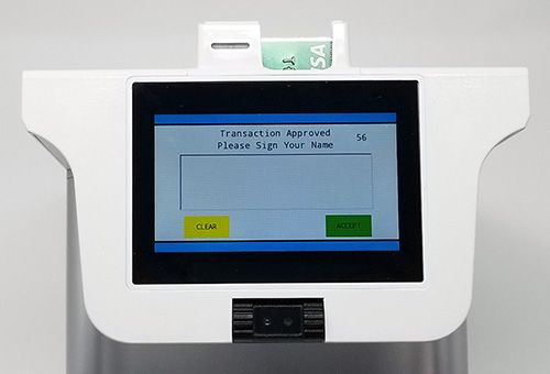 Vital X8 signature screen