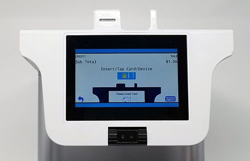 Vital POS X8 customer card slot