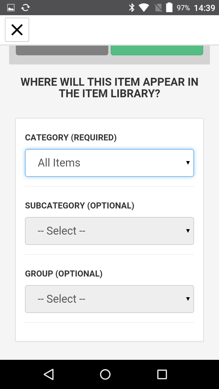 Vital X5 category required